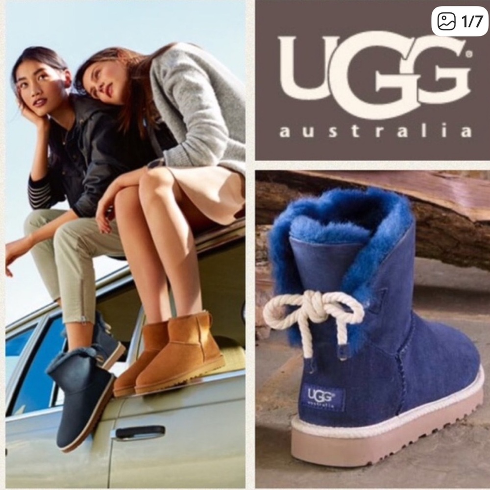 UGG Selene Bailey Bow Nautical Rope Boots